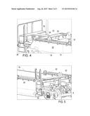 MULTI-UNIT INTERMODAL RAILROAD WELL CAR WITH SAFETY PLATFORM AND HANDBRAKE diagram and image