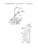 STOWABLE AIRCRAFT CABIN ATTENDANT SEAT diagram and image