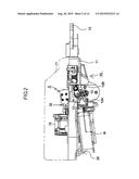 BRAKE SYSTEM OF WIRE REEL IN REINFORCING BAR BINDING MACHINE diagram and image