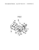 BRAKE SYSTEM OF WIRE REEL IN REINFORCING BAR BINDING MACHINE diagram and image