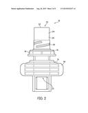 DISPENSER AND CLOSURE WITH HINGE ATTACHED TAMPER BAND diagram and image