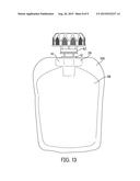 DISPENSER AND CLOSURE WITH HINGE ATTACHED TAMPER BAND diagram and image