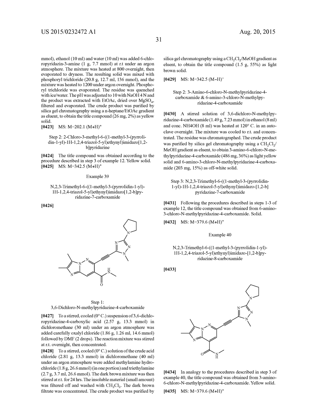 TRIAZOLO COMPOUNDS - diagram, schematic, and image 32
