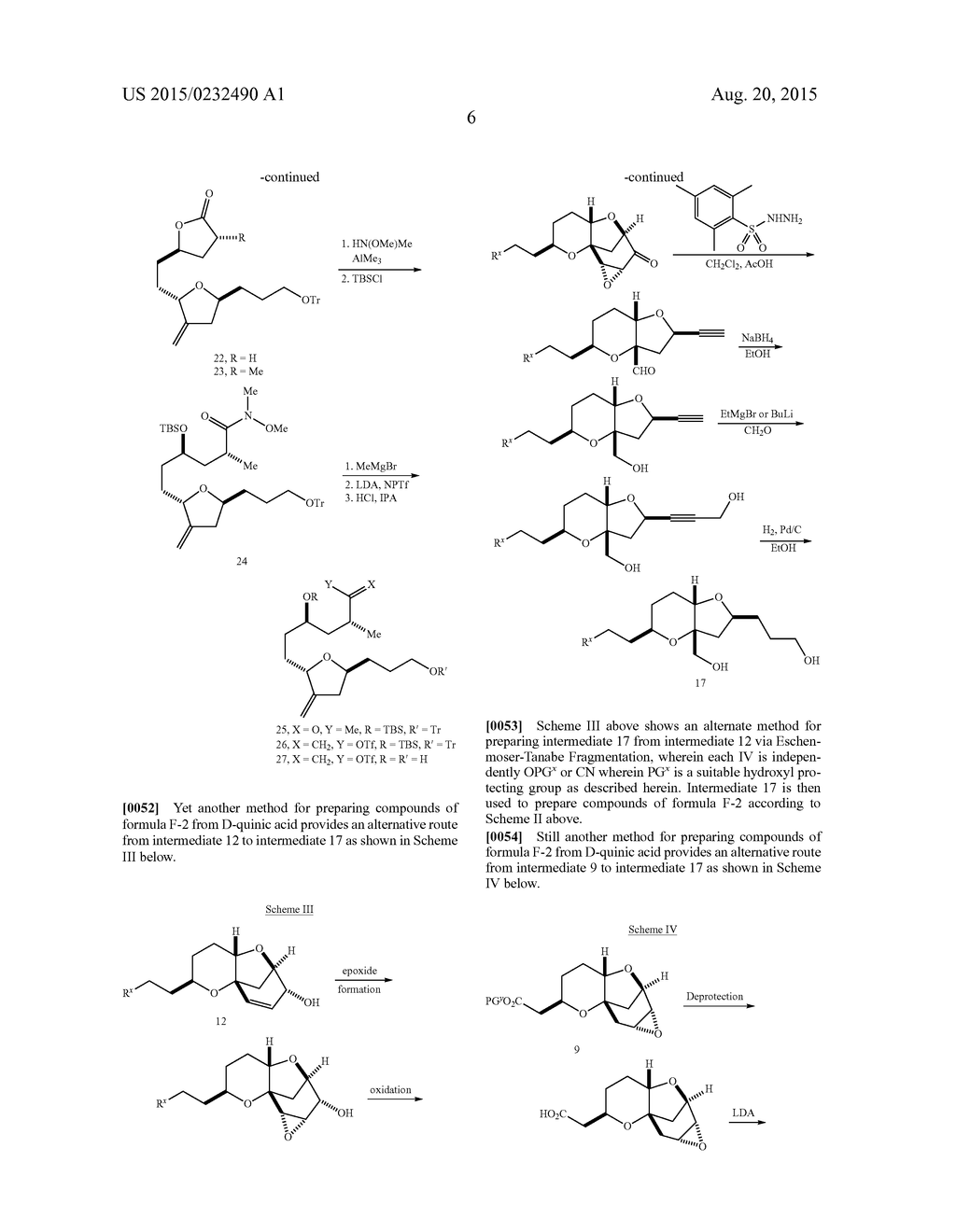 INTERMEDIATES FOR THE PREPARATION OF ANALOGS OF HALICHONDRIN B - diagram, schematic, and image 07