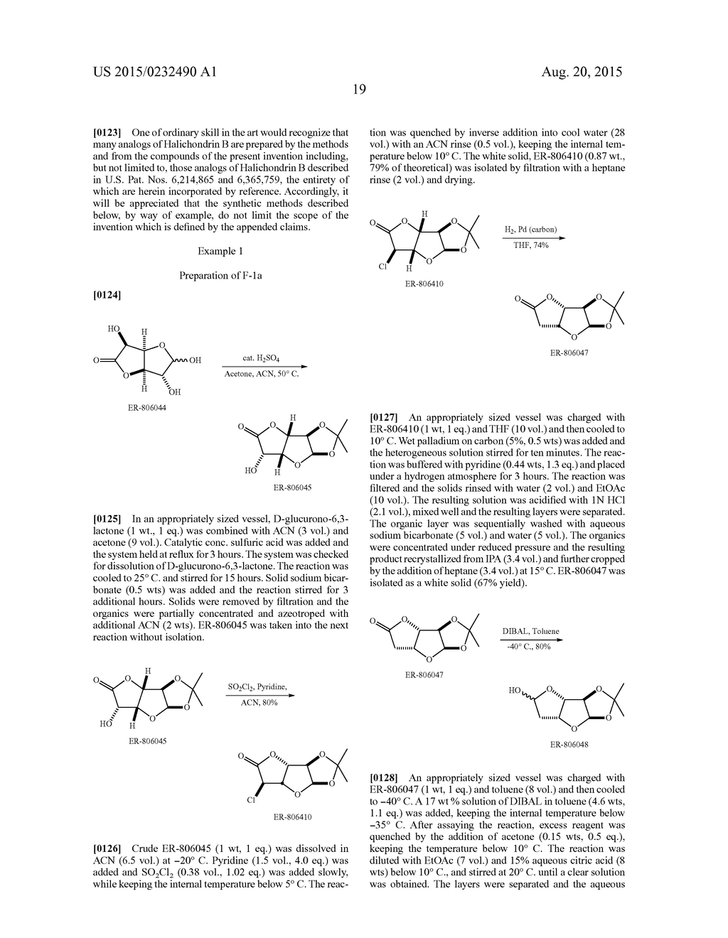 INTERMEDIATES FOR THE PREPARATION OF ANALOGS OF HALICHONDRIN B - diagram, schematic, and image 20