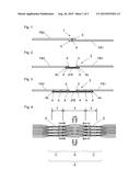 FIBER BUNDLE WITH PIECED PART, PROCESS FOR PRODUCING SAME, AND PROCESS FOR     PRODUCING CARBON FIBER diagram and image