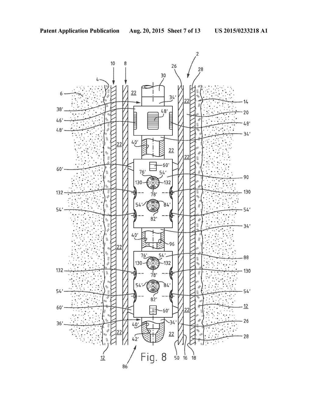 Hydraulic Cutting Tool, System and Method for Controlled Hydraulic Cutting     Through a Pipe Wall in a Well - diagram, schematic, and image 08