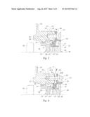 DEVICE FOR SEALING AN OPENING OF AN ENCLOSURE WALL FOR ACCESS TO A ROTARY     SHAFT diagram and image