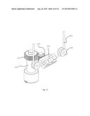 INTERMEDIATE BULK CONTAINER AND VALVE OPENING/CLOSING DEVICE THEREFOR diagram and image