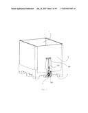 INTERMEDIATE BULK CONTAINER AND VALVE OPENING/CLOSING DEVICE THEREFOR diagram and image