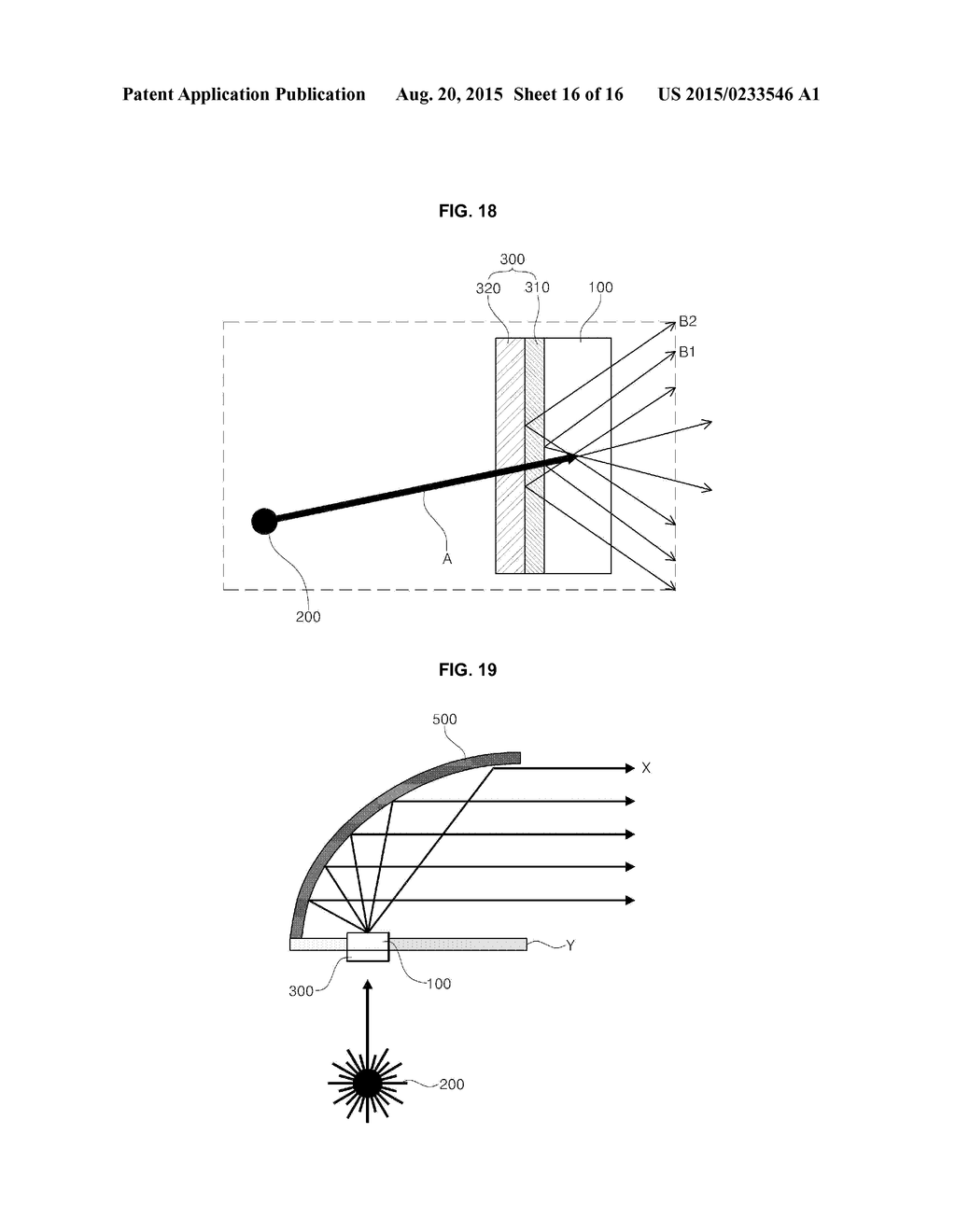 LIGHT CONVERSION SUBSTRATE AND LIGHT EMITTING PACKAGE AND AUTOMOBILE LAMP     INCLUDING THE SAME - diagram, schematic, and image 17