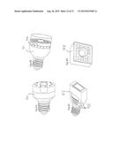 LED BULB, LAMP HOLDER, OR ADAPTOR INCLUDING A MODULE THAT EXTENDS BEYOND A     SHADE, COVER, OR OTHER LIGHT BLOCKING ELEMENT TO PERMIT SIGNAL OR LIGHT     TRANSMISSION TO OR FROM THE MODULE diagram and image