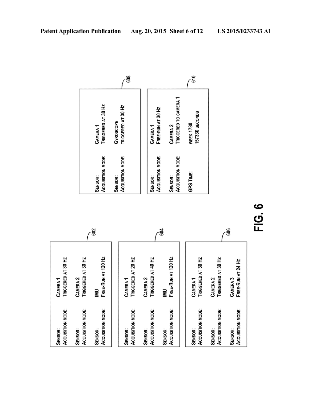 Methods and Systems for Acquiring Sensor Data on a Device Using Multiple     Acquisition Modes - diagram, schematic, and image 07