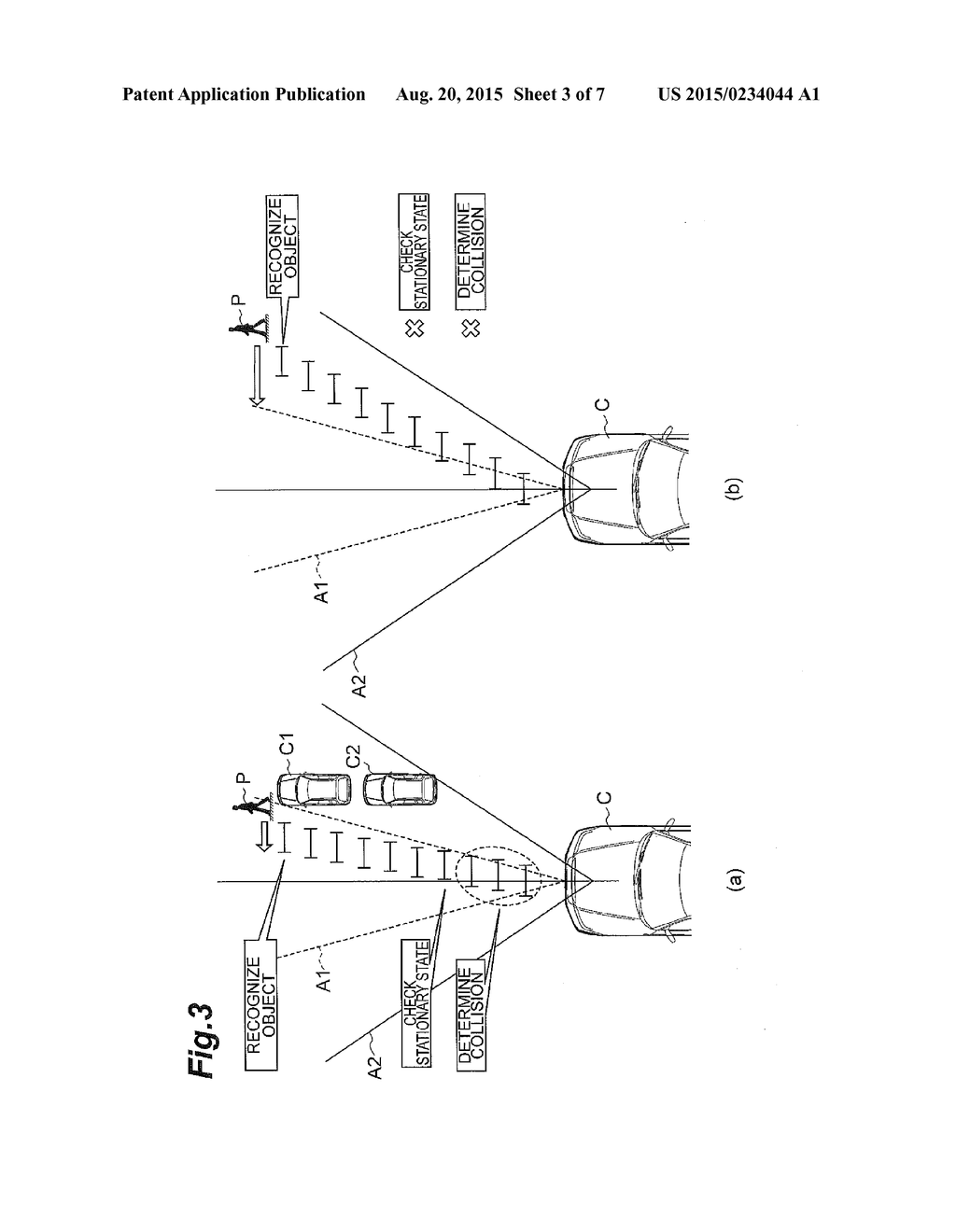 COLLISION DETERMINATION DEVICE AND COLLISION DETERMINATION METHOD - diagram, schematic, and image 04