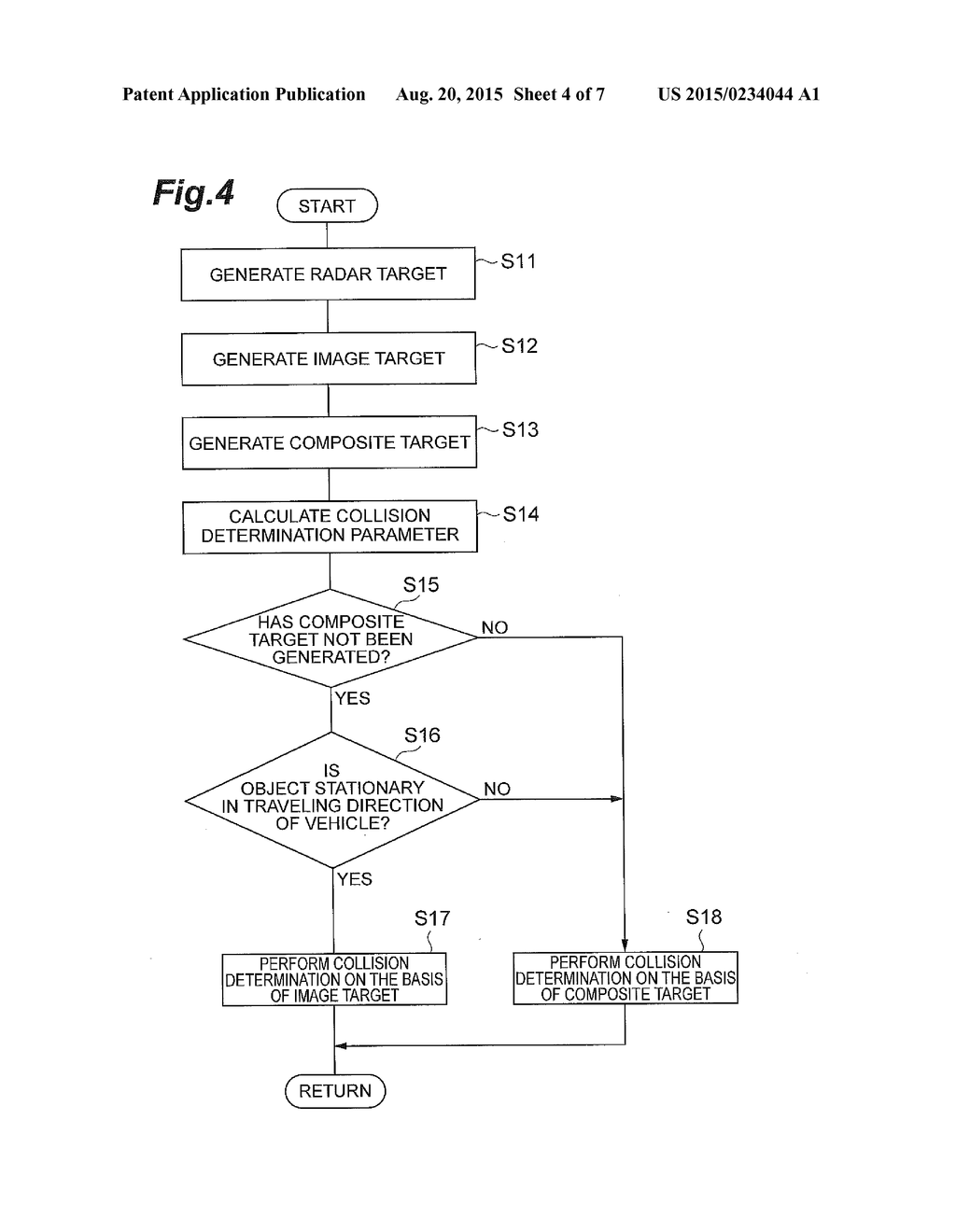 COLLISION DETERMINATION DEVICE AND COLLISION DETERMINATION METHOD - diagram, schematic, and image 05