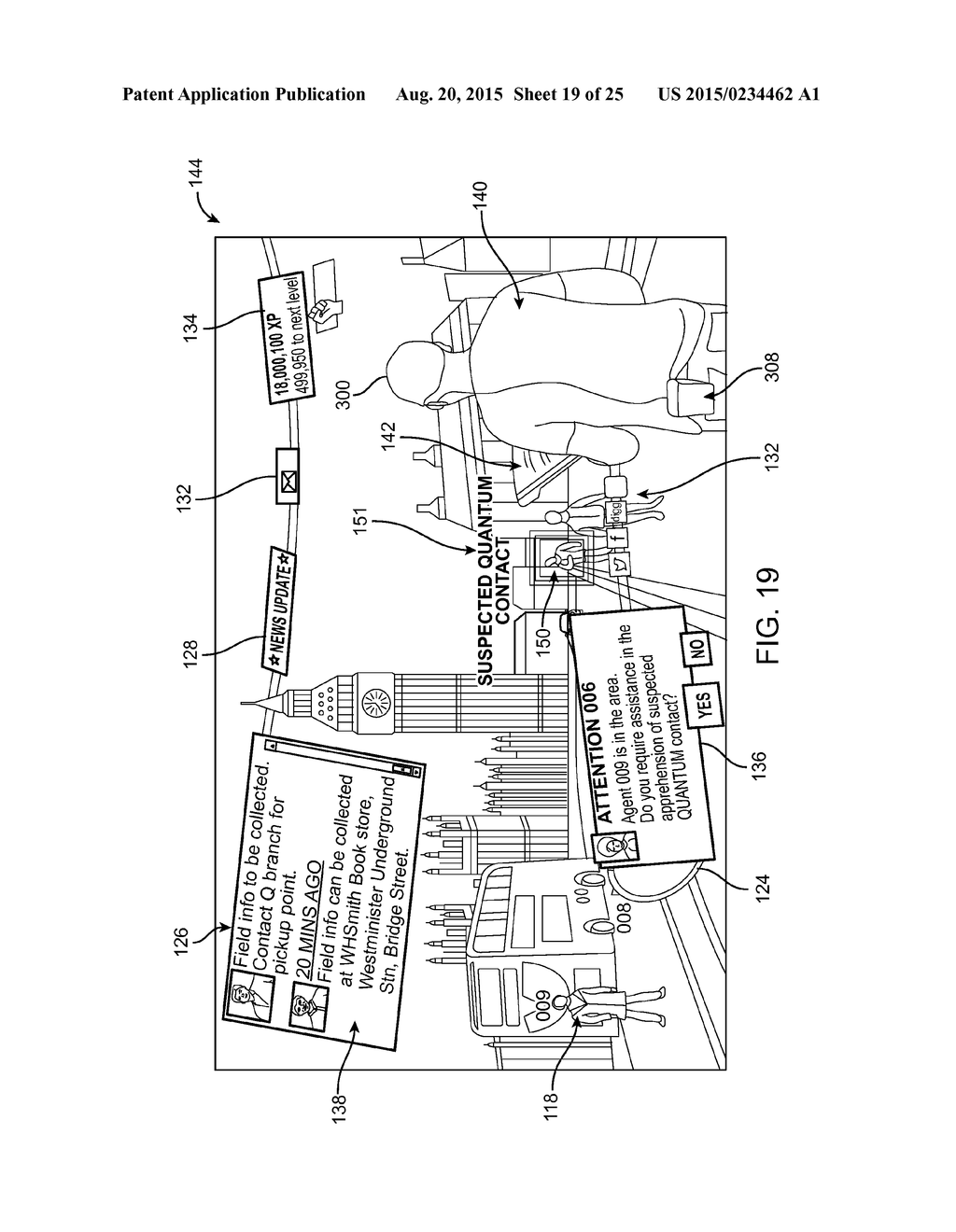 INTERACTING WITH A NETWORK TO TRANSMIT VIRTUAL IMAGE DATA IN AUGMENTED OR     VIRTUAL REALITY SYSTEMS - diagram, schematic, and image 20