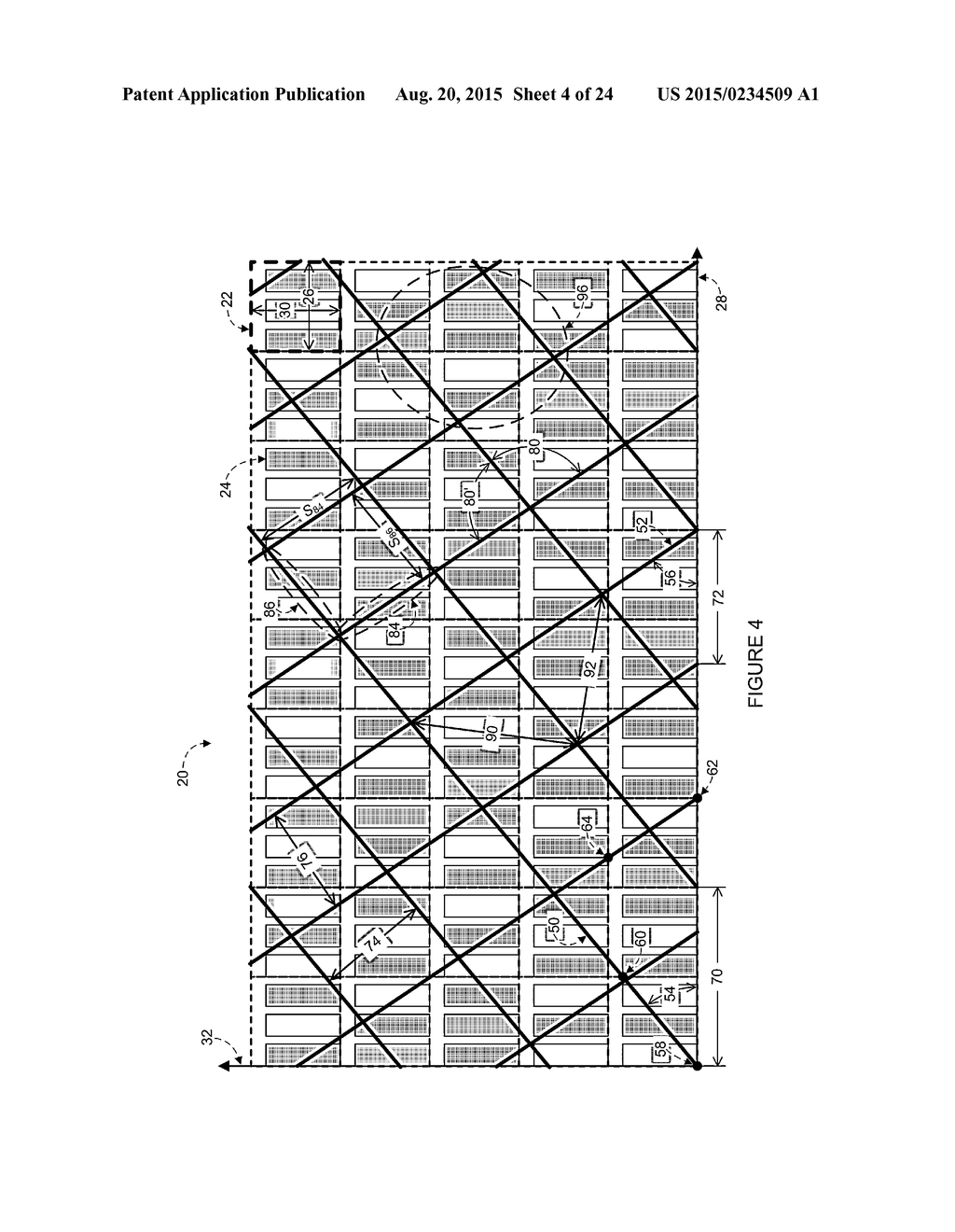 Touch-Sensor Mesh Design for Display with Complex-Shaped Sub-Pixels - diagram, schematic, and image 05