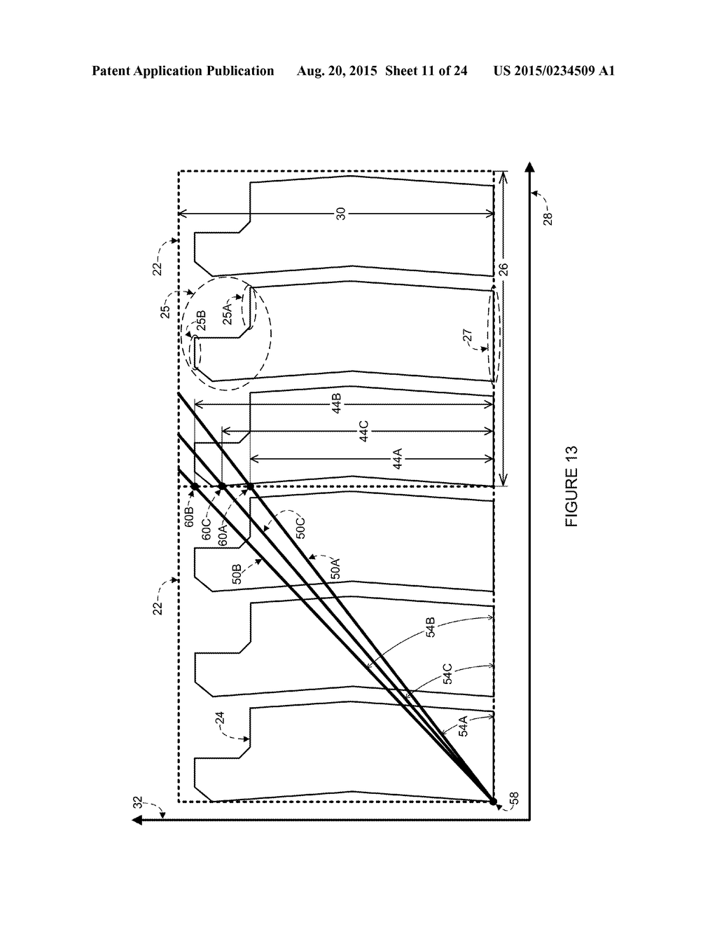 Touch-Sensor Mesh Design for Display with Complex-Shaped Sub-Pixels - diagram, schematic, and image 12