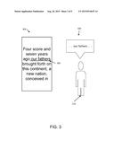 TRACKING RECITATION OF TEXT diagram and image