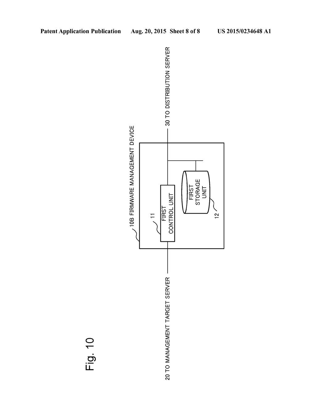 FIRMWARE MANAGEMENT SYSTEM, METHOD, AND RECORDING MEDIUM STORING PROGRAM - diagram, schematic, and image 09