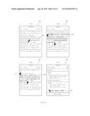 METHOD OF PERFORMING TEXT RELATED OPERATION AND ELECTRONIC DEVICE     SUPPORTING SAME diagram and image