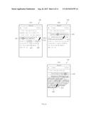 METHOD OF PERFORMING TEXT RELATED OPERATION AND ELECTRONIC DEVICE     SUPPORTING SAME diagram and image