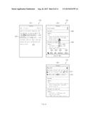 METHOD OF PERFORMING TEXT RELATED OPERATION AND ELECTRONIC DEVICE     SUPPORTING SAME diagram and image