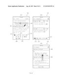 METHOD OF PERFORMING TEXT RELATED OPERATION AND ELECTRONIC DEVICE     SUPPORTING SAME diagram and image