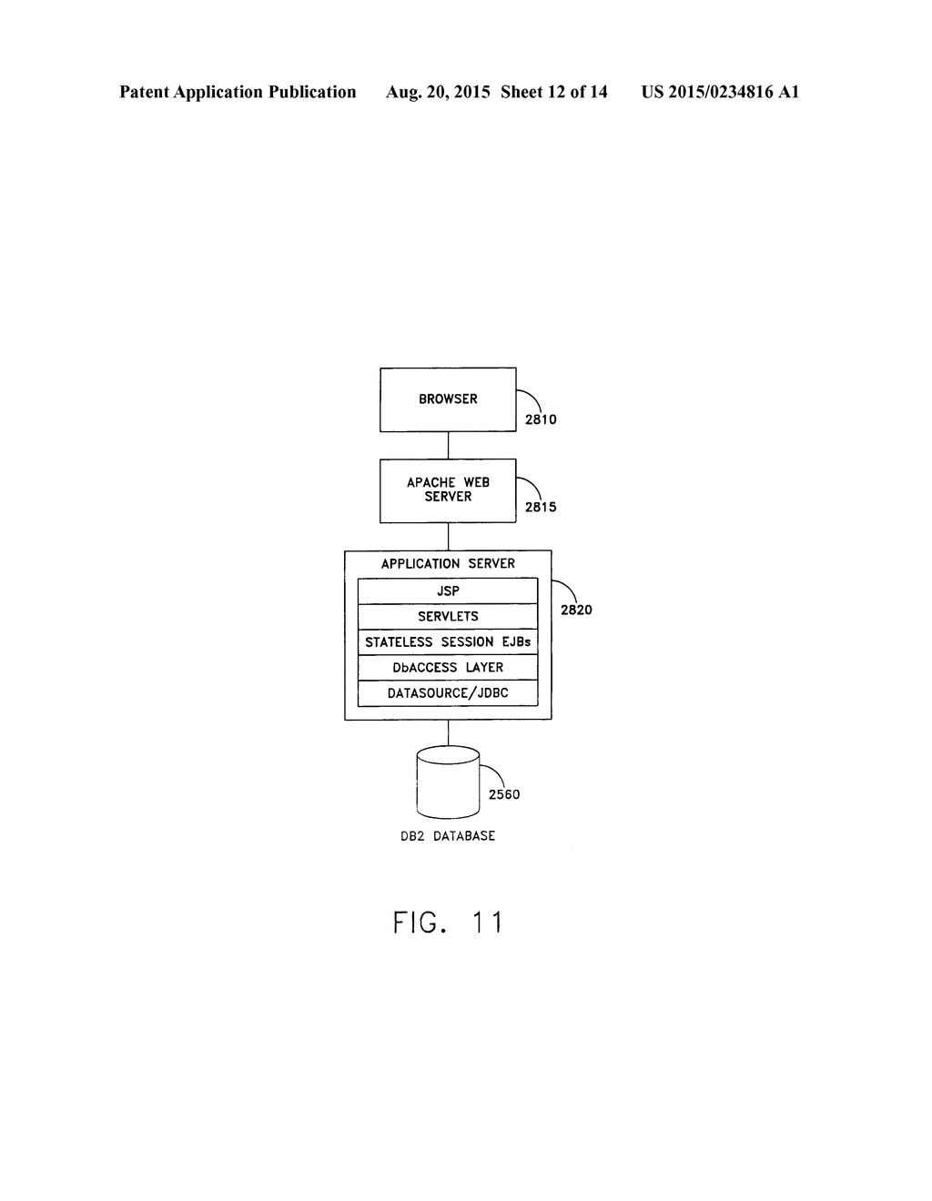 METHOD, SYSTEM, AND COMPUTER PROGRAM FOR MONITORING PERFORMANCE OF     APPLICATIONS IN A DISTRIBUTED ENVIRONMENT - diagram, schematic, and image 13