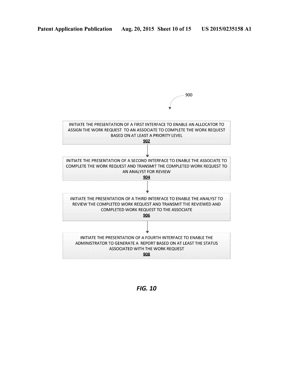 SYSTEM FOR HANDLING WORK REQUESTS - diagram, schematic, and image 11