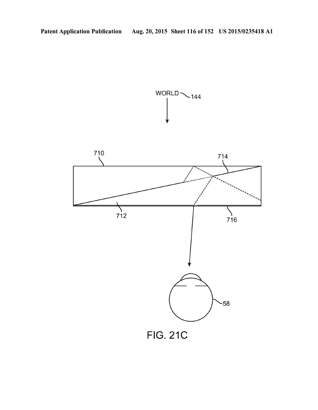 DETERMINING USER ACCOMMODATION TO DISPLAY AN IMAGE AT A DESIRED FOCAL     DISTANCE USING FREEFORM OPTICS - diagram, schematic, and image 117