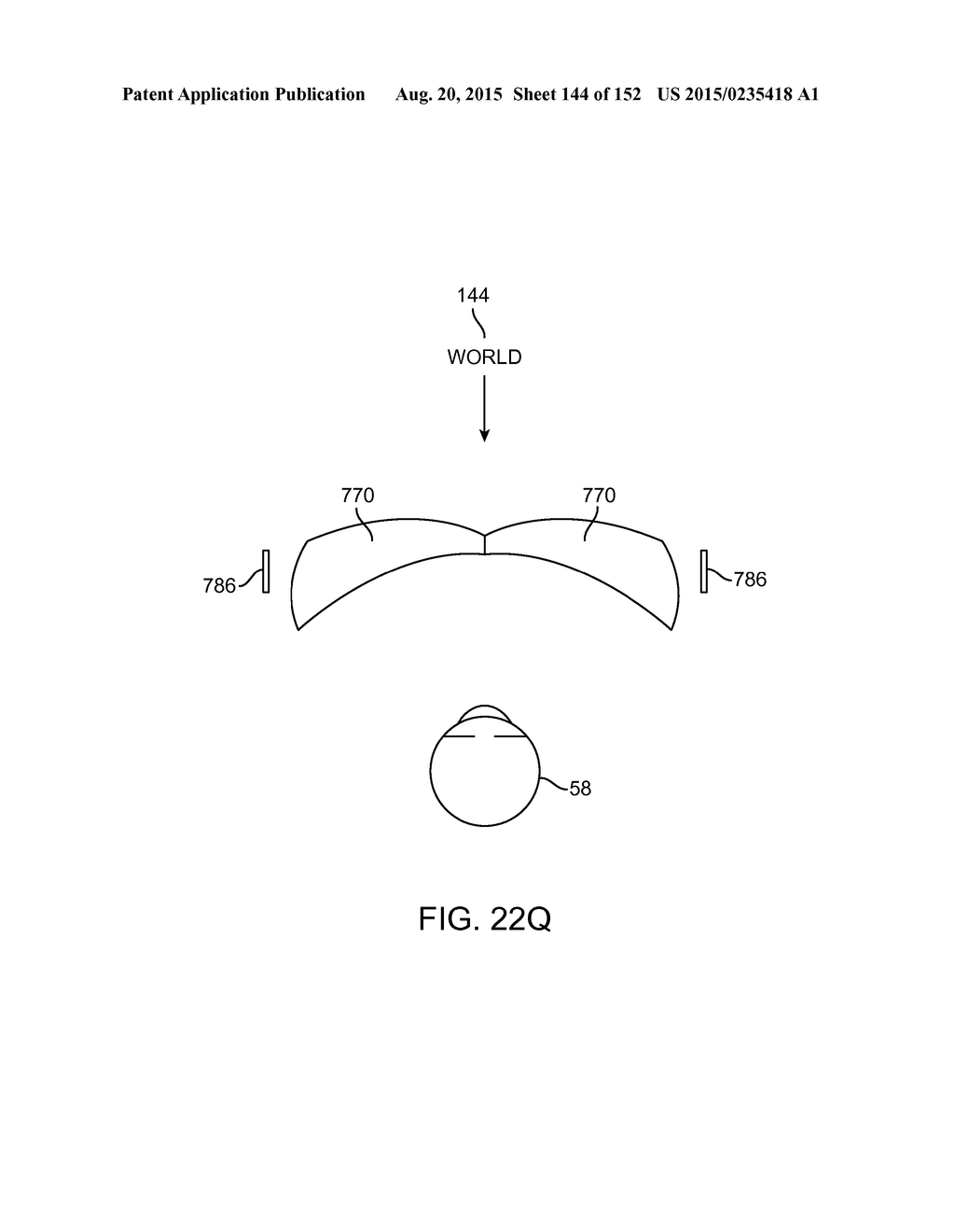 DETERMINING USER ACCOMMODATION TO DISPLAY AN IMAGE AT A DESIRED FOCAL     DISTANCE USING FREEFORM OPTICS - diagram, schematic, and image 145