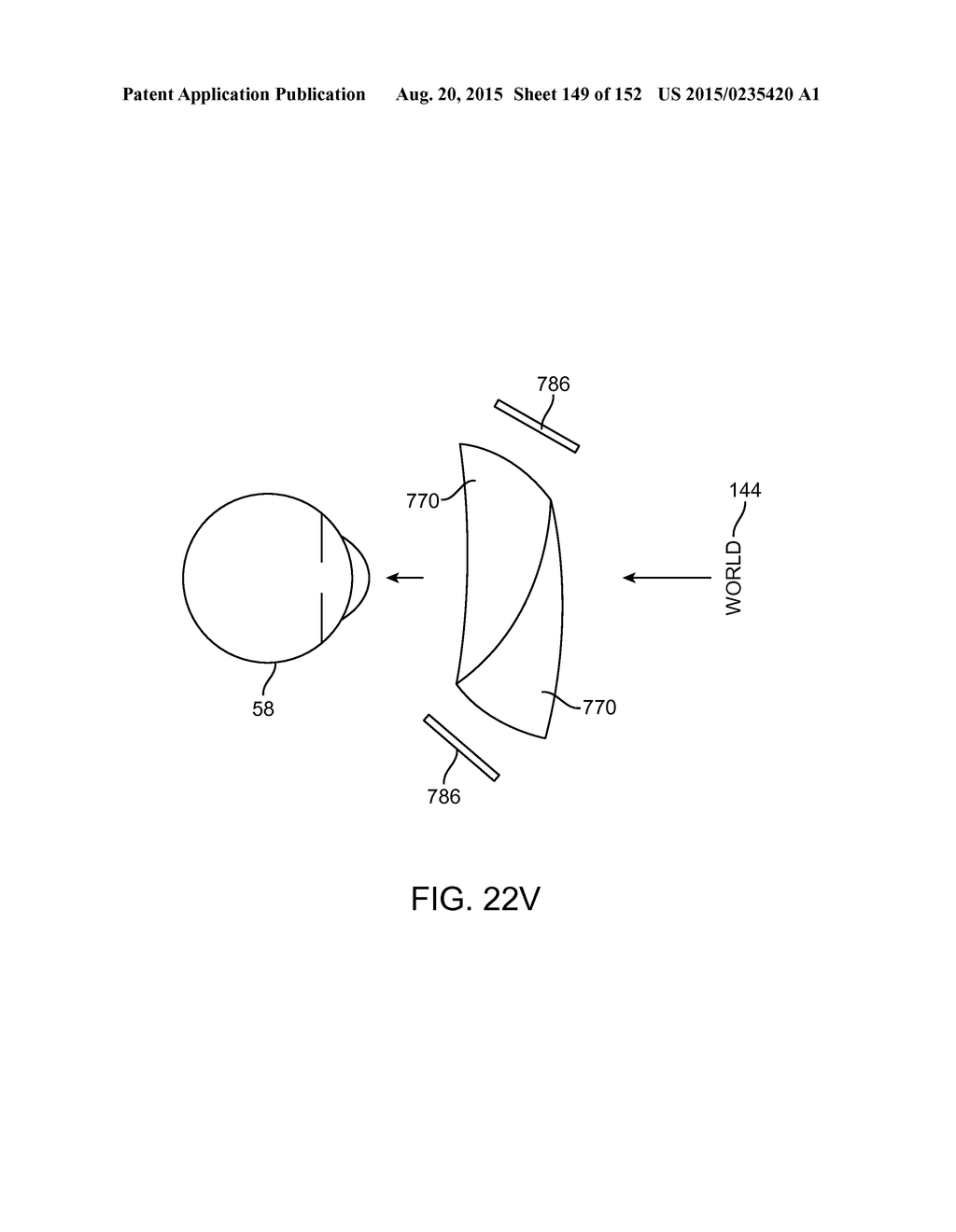 METHOD FOR DISPLAYING MULTIPLE DEPTH PLANES THROUGH VARIABLE FOCUS     ELEMENTS - diagram, schematic, and image 150