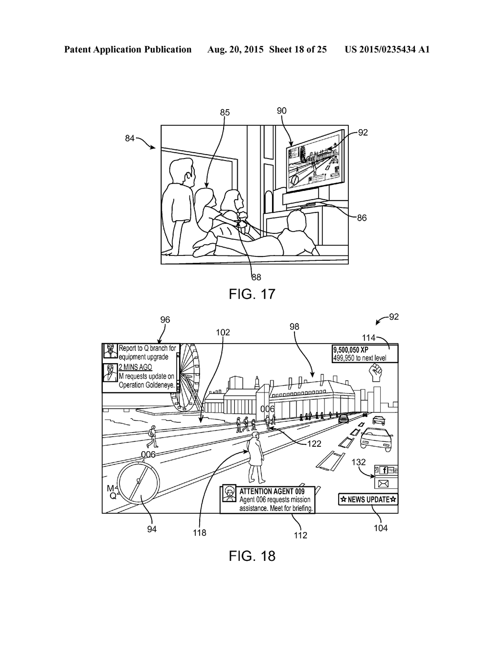 SYSTEMS AND METHODS FOR A PLURALITY OF USERS TO INTERACT WITH AN AUGMENTED     OR VIRTUAL REALITY SYSTEMS - diagram, schematic, and image 19