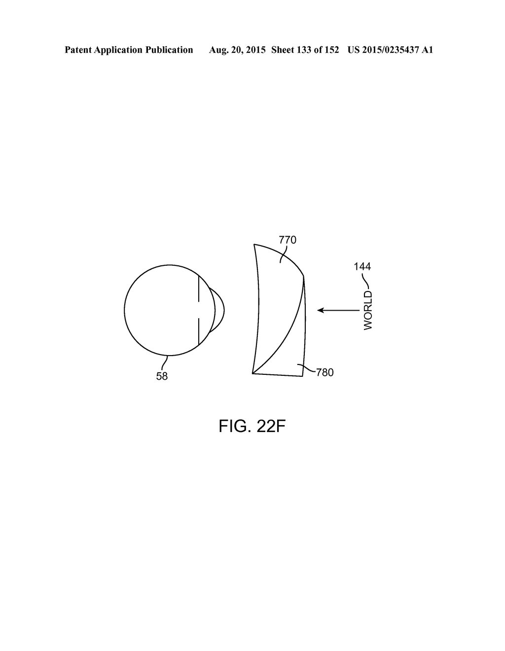 DETERMINING USER ACCOMMODATION TO DISPLAY AN IMAGE AT A FOCAL PLANE     CORRESPONDING TO A USER'S CURRENT STATE OF FOCUS - diagram, schematic, and image 134