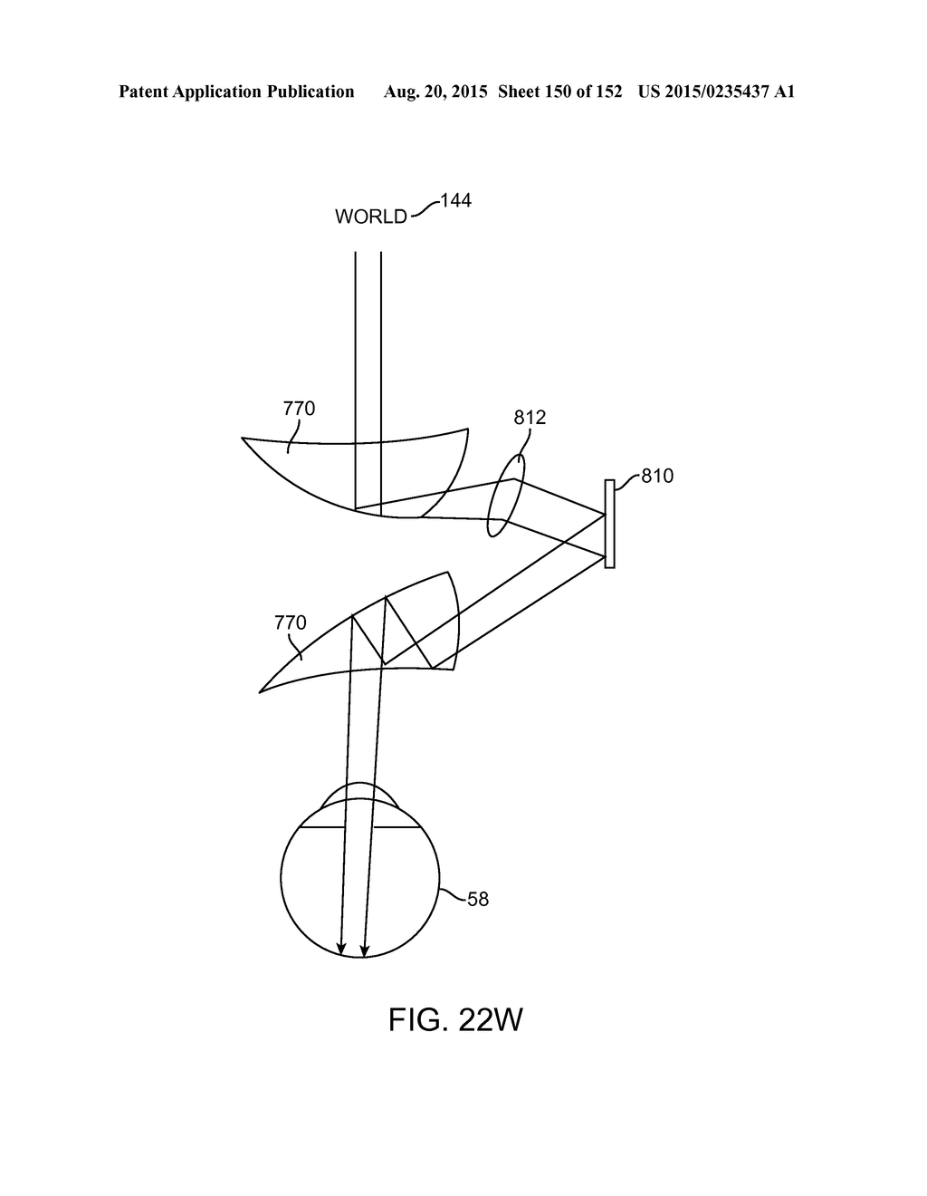 DETERMINING USER ACCOMMODATION TO DISPLAY AN IMAGE AT A FOCAL PLANE     CORRESPONDING TO A USER'S CURRENT STATE OF FOCUS - diagram, schematic, and image 151