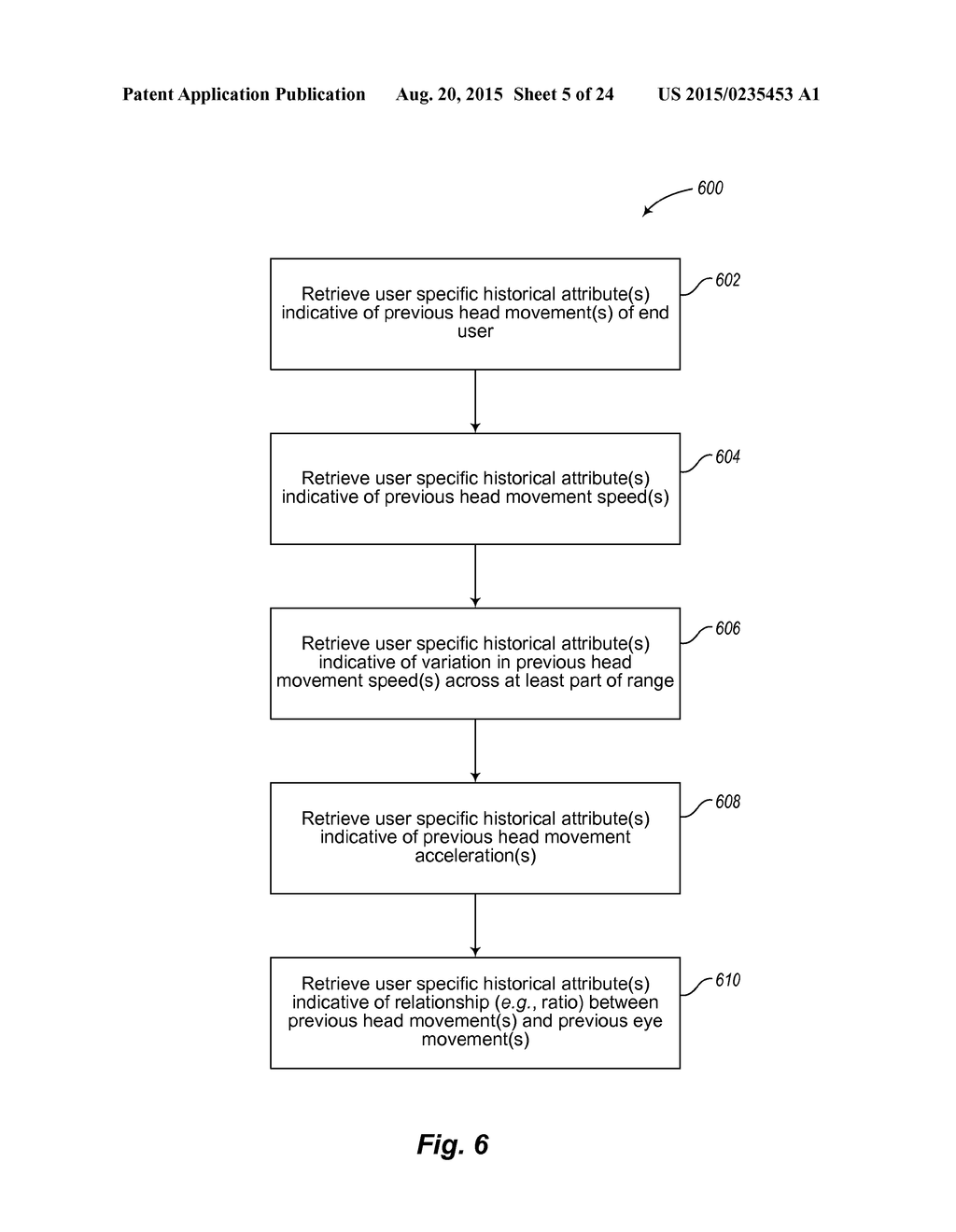 RENDERING BASED ON PREDICTED HEAD MOVEMENT IN AUGMENTED OR VIRTUAL REALITY     SYSTEMS - diagram, schematic, and image 06