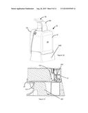 ELECTRONICALLY MONITORED AND PORTABLE POINT-OF-CARE HAND HYGIENE DISPENSER     HAVING SECURITY FEATURES diagram and image