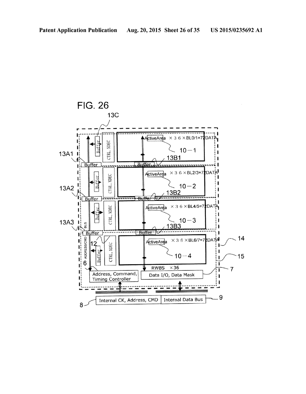 PIPELINE-CONTROLLED SEMICONDUCTOR MEMORY DEVICE WITH REDUCED POWER     CONSUMPTION AND MEMORY ACCESS TIME - diagram, schematic, and image 27