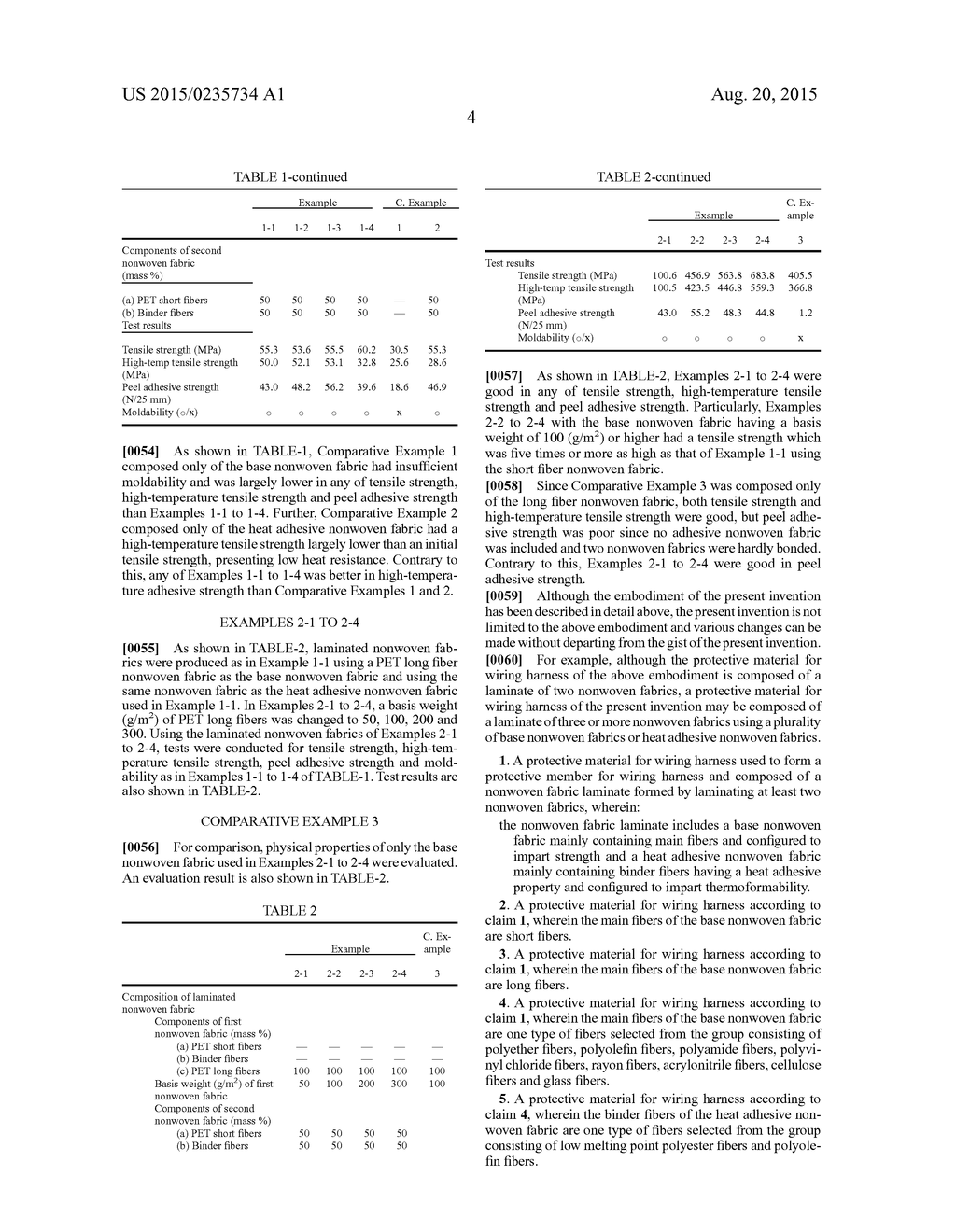 PROTECTIVE MATERIAL FOR WIRING HARNESS AND PROTECTIVE MEMBER FOR WIRING     HARNESS - diagram, schematic, and image 08