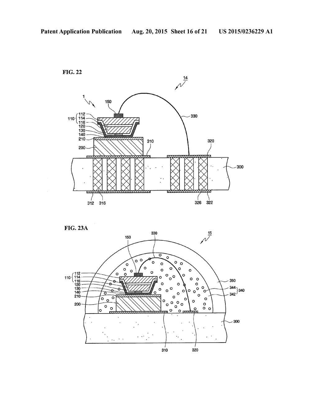 LUMINOUS DEVICES, PACKAGES AND SYSTEMS CONTAINING THE SAME, AND     FABRICATING METHODS THEREOF - diagram, schematic, and image 17