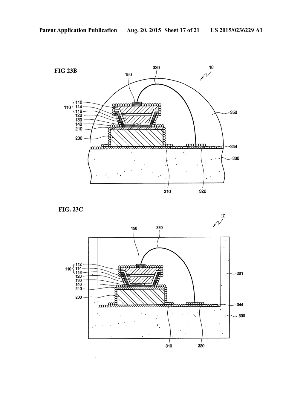 LUMINOUS DEVICES, PACKAGES AND SYSTEMS CONTAINING THE SAME, AND     FABRICATING METHODS THEREOF - diagram, schematic, and image 18