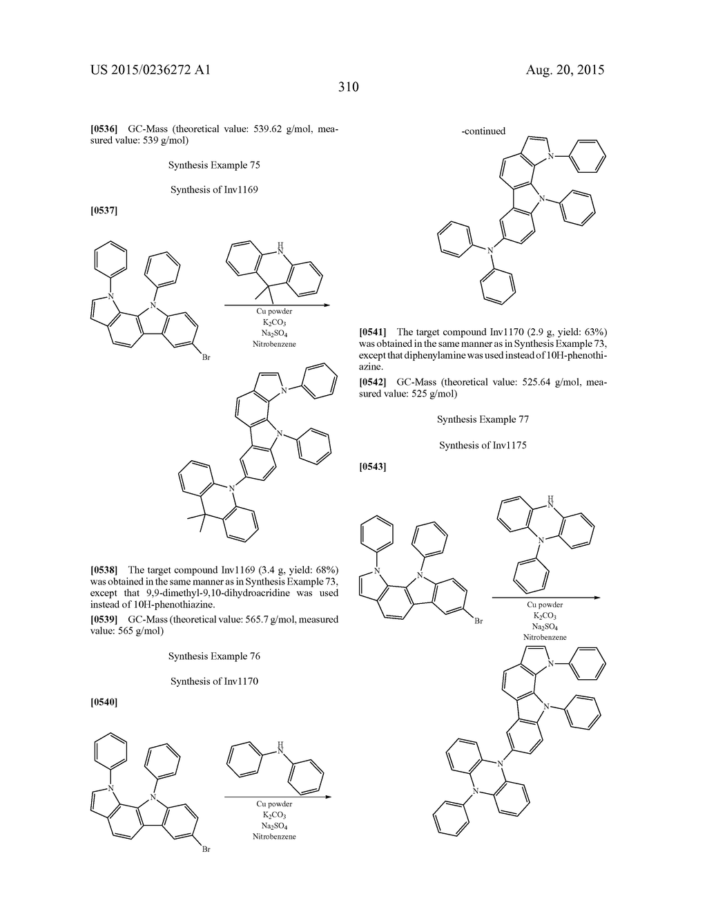 NOVEL COMPOUND AND ORGANIC ELECTROLUMINESCENCE DEVICE INCLUDING THESAME - diagram, schematic, and image 311