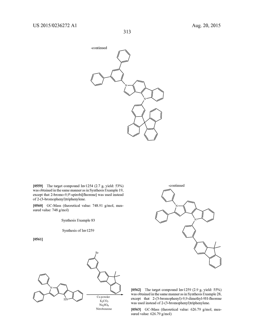 NOVEL COMPOUND AND ORGANIC ELECTROLUMINESCENCE DEVICE INCLUDING THESAME - diagram, schematic, and image 314