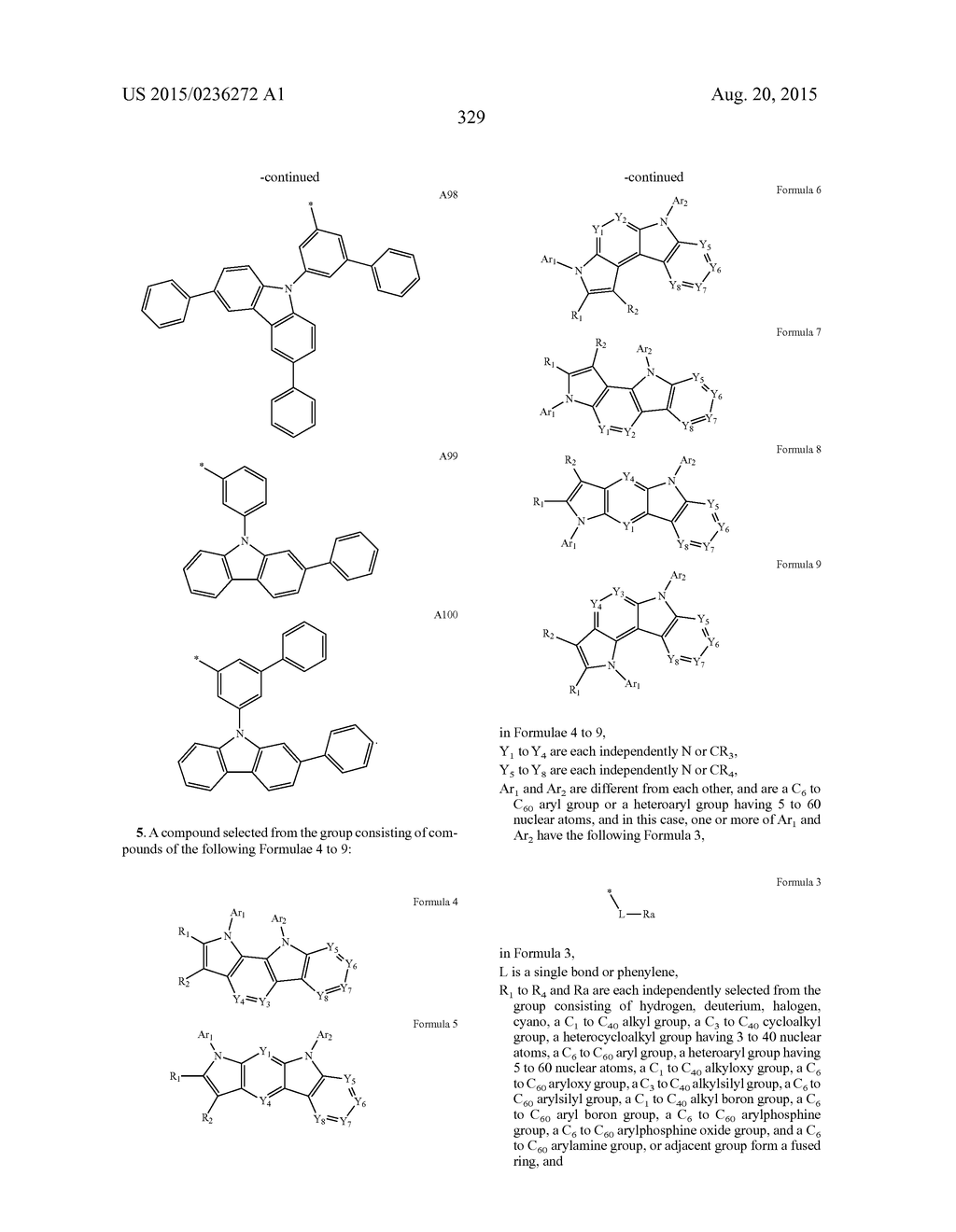 NOVEL COMPOUND AND ORGANIC ELECTROLUMINESCENCE DEVICE INCLUDING THESAME - diagram, schematic, and image 330