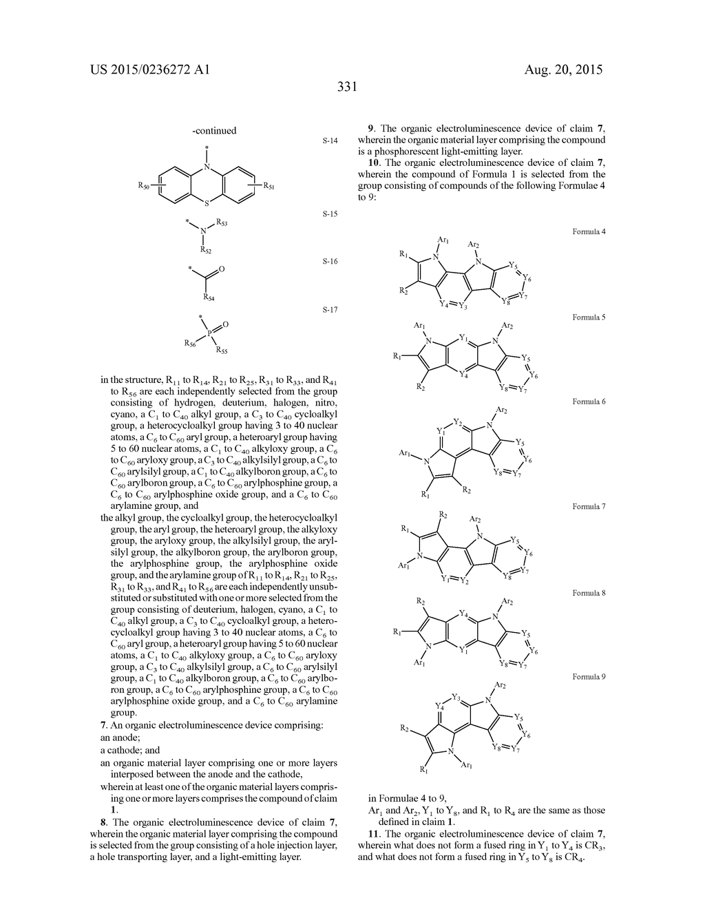 NOVEL COMPOUND AND ORGANIC ELECTROLUMINESCENCE DEVICE INCLUDING THESAME - diagram, schematic, and image 332