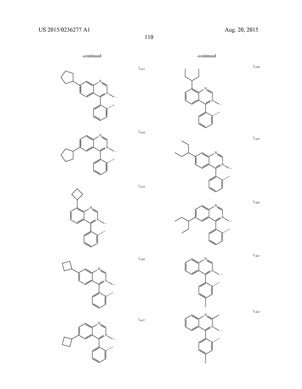 ORGANIC ELECTROLUMINESCENT MATERIALS AND DEVICES - diagram, schematic, and image 114