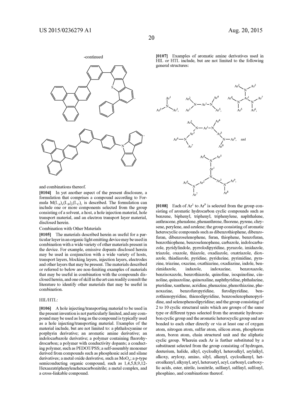 ORGANIC ELECTROLUMINESCENT MATERIALS AND DEVICES - diagram, schematic, and image 25