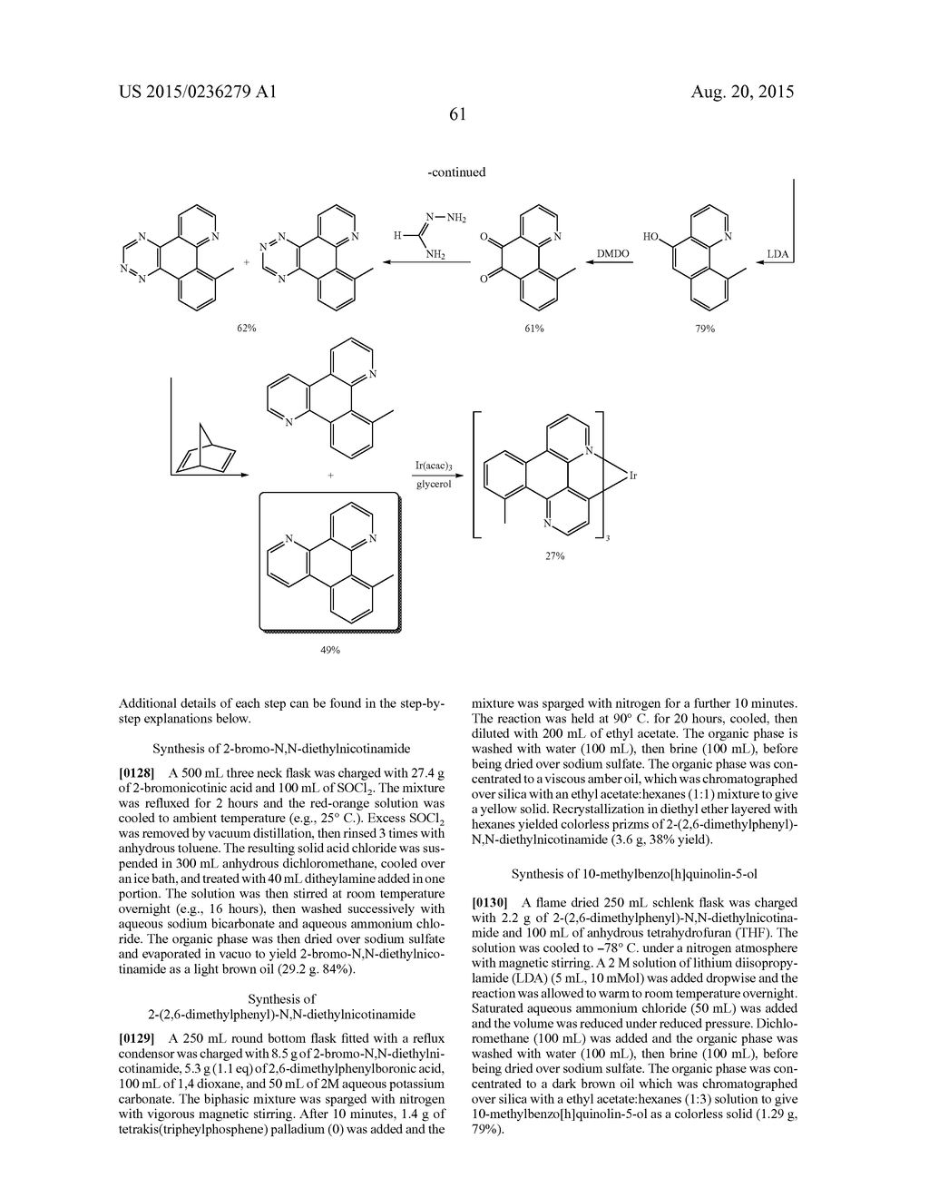 ORGANIC ELECTROLUMINESCENT MATERIALS AND DEVICES - diagram, schematic, and image 66