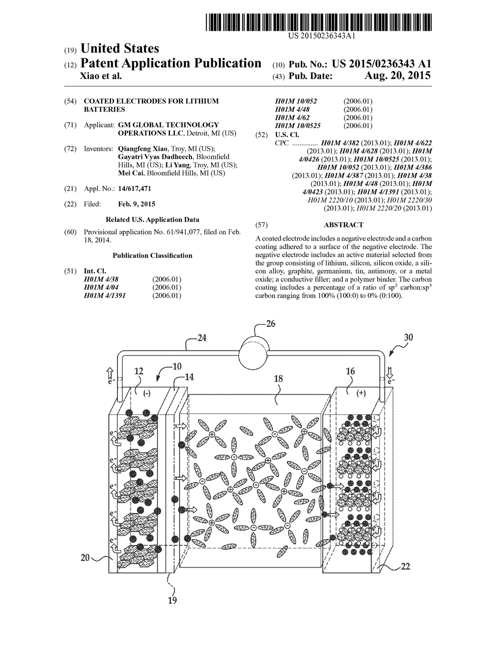 COATED ELECTRODES FOR LITHIUM BATTERIES - diagram, schematic, and image 01